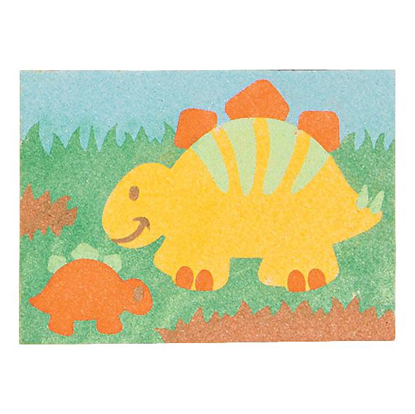 Dinosaur Sand Art Pictures (24 Pack)