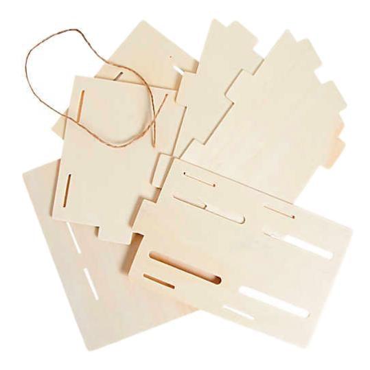 DIY Wooden Butterfly Houses (12 Pack) - EconoCrafts