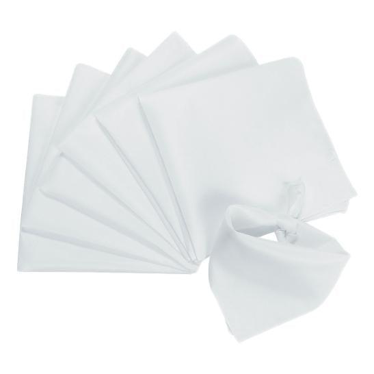 DIY White Bandanas (12 Pack) - EconoCrafts