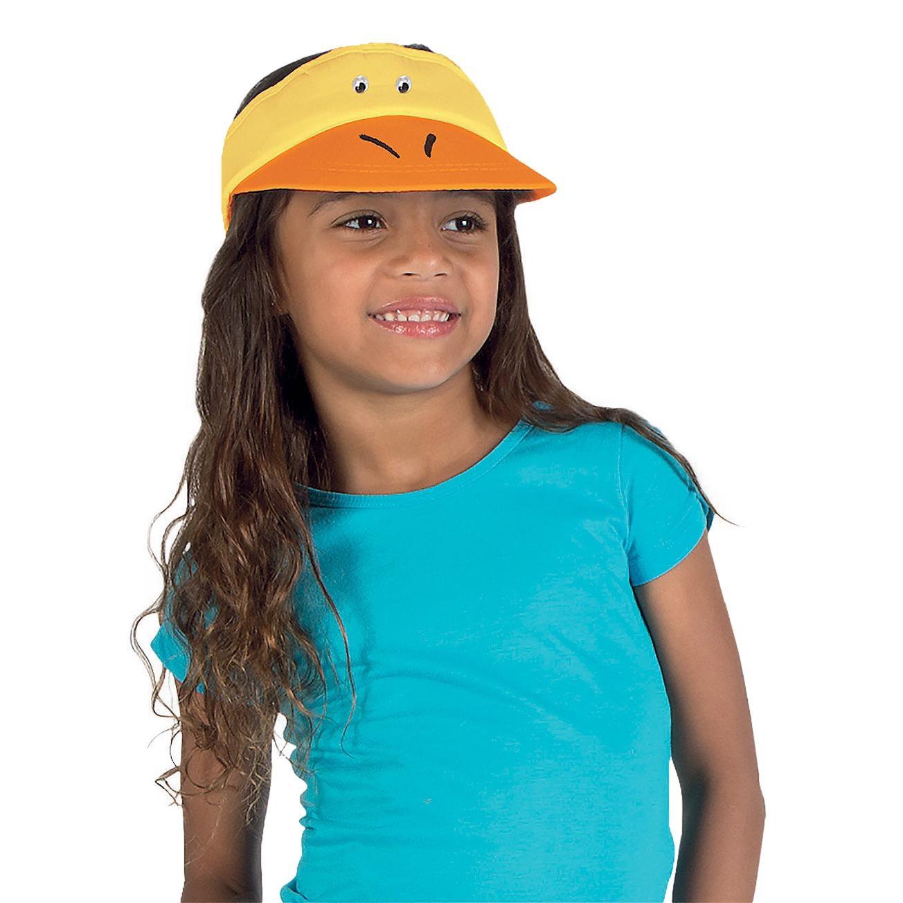 DIY White Cotton Visors (12 Pack) - EconoCrafts