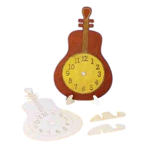 DIY Wooden Guitar Clocks (6 Pack) - EconoCrafts