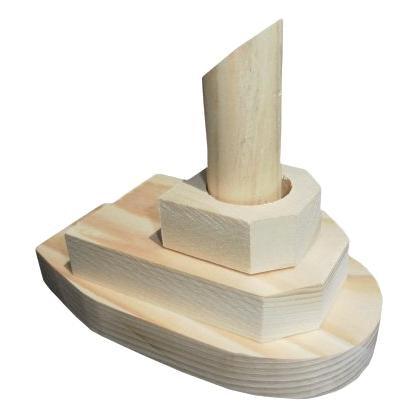 DIY Wooden Tugboats (12 Pack) - EconoCrafts