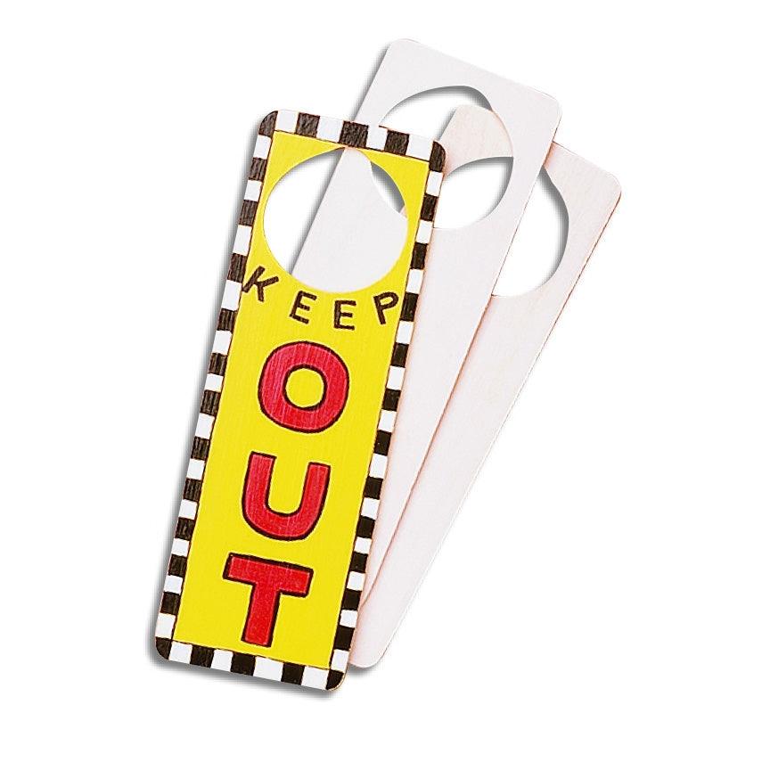 Wooden Door Knob Hangers (12 Pack) - EconoCrafts