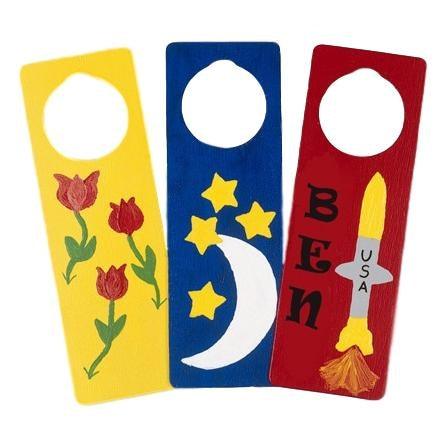 Wooden Door Knob Hangers (12 Pack) - EconoCrafts