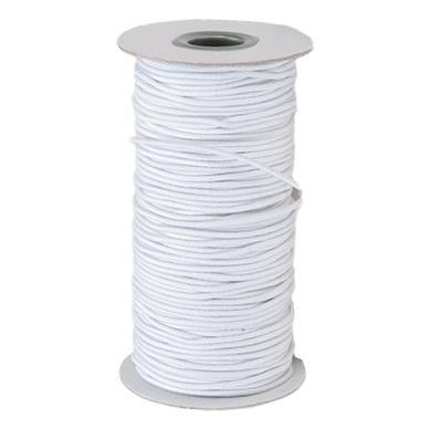 Elastic Cord - 2 mm - White - EconoCrafts