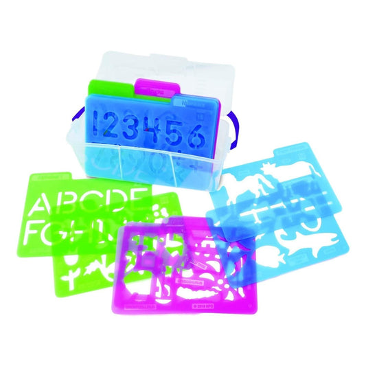 Assorted Stencils Pack (Set of 24) - EconoCrafts