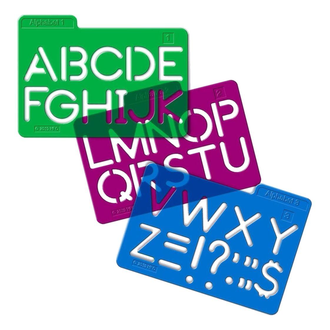 Assorted Stencils Pack (Set of 24) - EconoCrafts