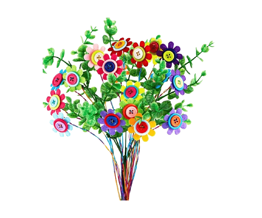 DIY Flower Bouquet Craft Kit ( 12 Pack) - EconoCrafts