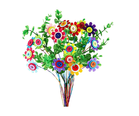 DIY Flower Bouquet Craft Kit ( 12 Pack) - EconoCrafts