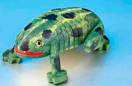 Flexible Wooden Frog - EconoCrafts