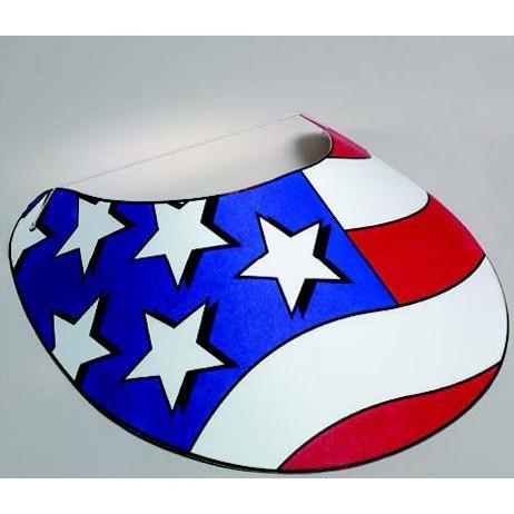 CYO American Flag Visors (30 Pack) - EconoCrafts