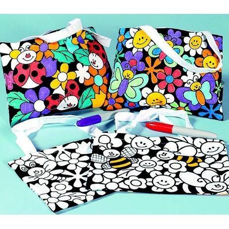 CYO Velvet Spring Tote Bags (12 Pack) - EconoCrafts