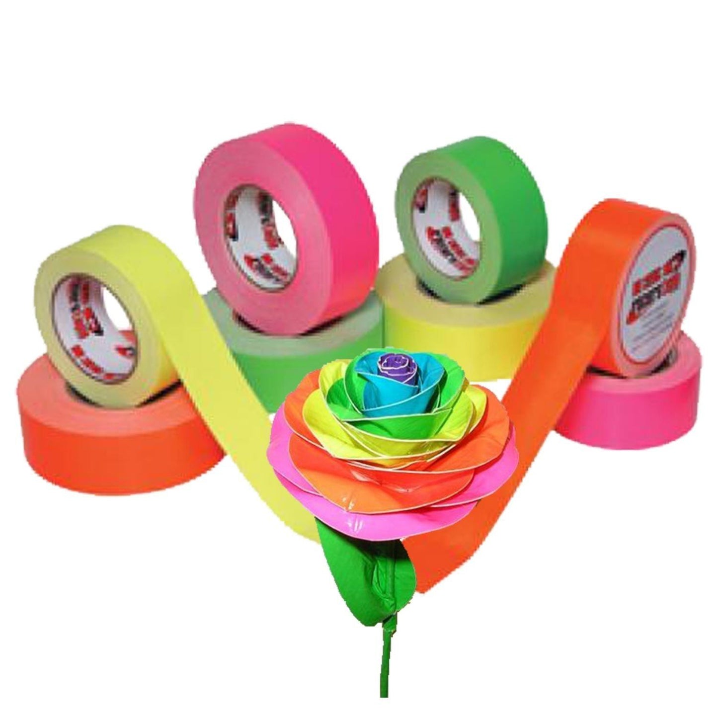 Neon Colored Duck Tape (Set of 4) - EconoCrafts