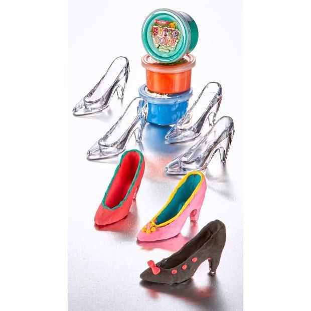 Clear Plastic Shoes (24 Pack) - EconoCrafts