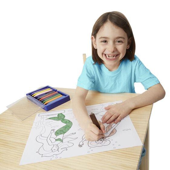 Jumbo Multi-Theme Coloring Pad - Girls - EconoCrafts