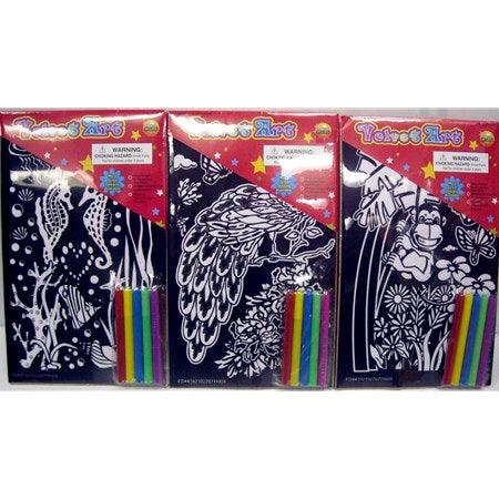 CYO Fuzzy Velvet Pictures (6 Pack) - EconoCrafts