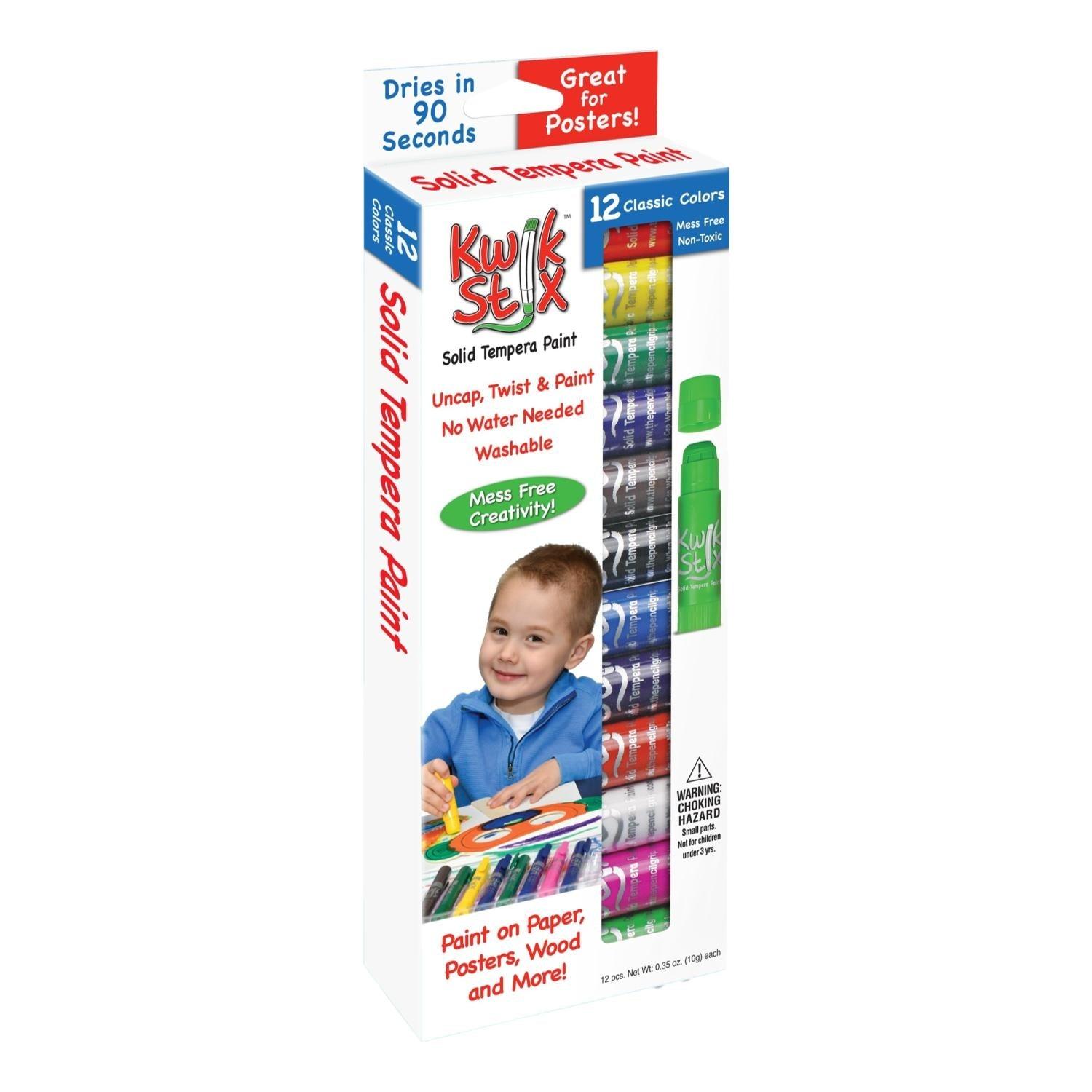Kwik Stix - Thin Stix (12 Pack) - EconoCrafts