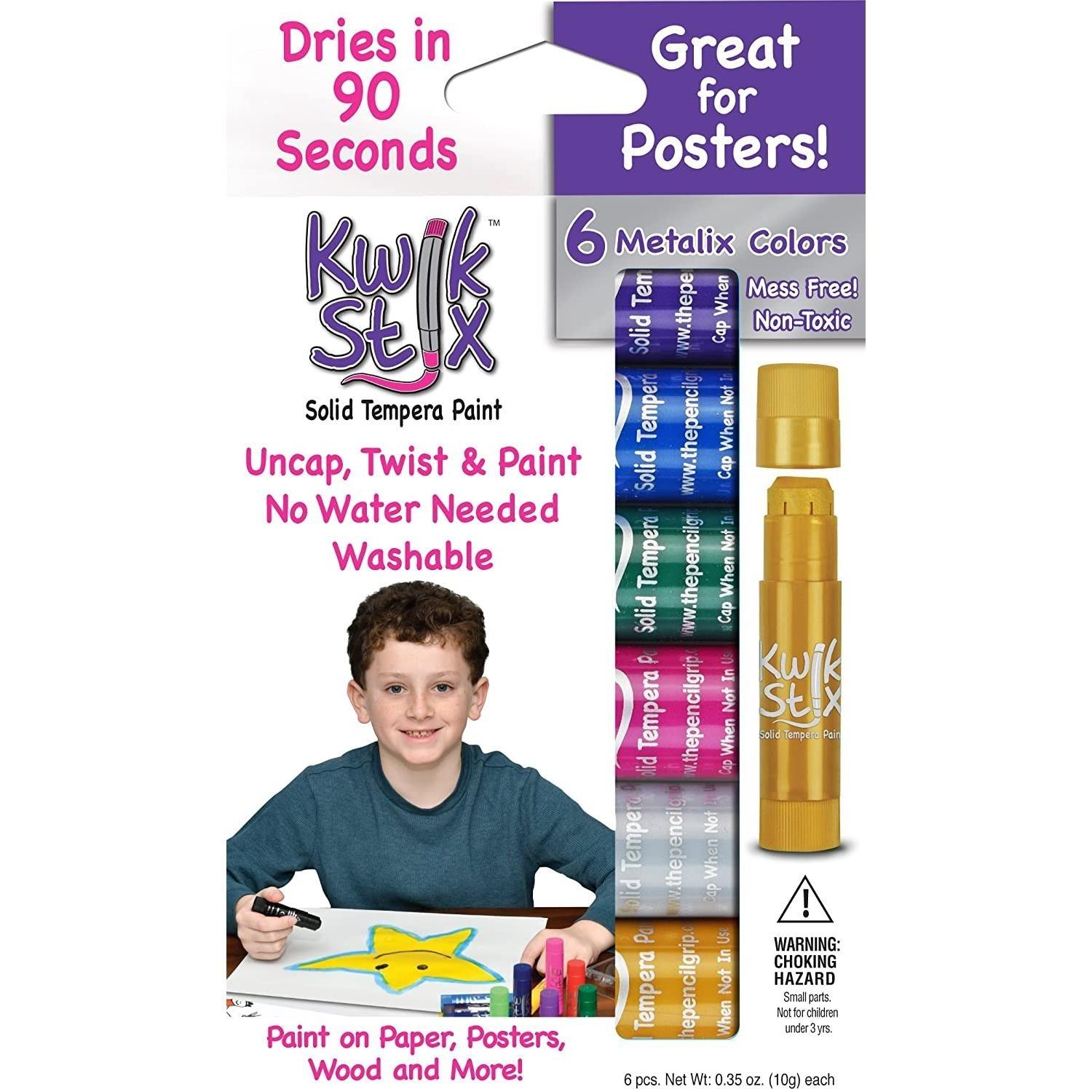 Kwik Stix - Metallic Colors (6 Pack) - EconoCrafts
