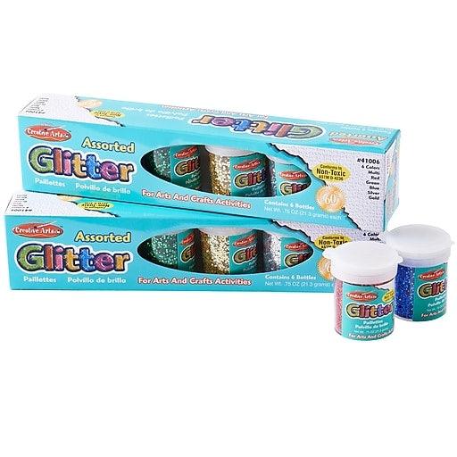 Glitter Shakers Set - .75 oz (Set of 6) - EconoCrafts
