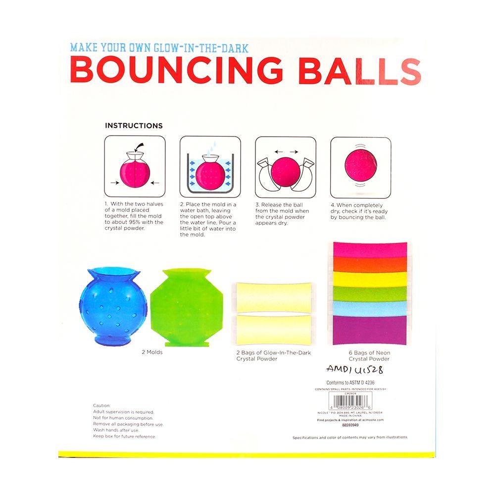 DIY Glow-in-the-Dark Bouncing Balls (8 Pack) - EconoCrafts