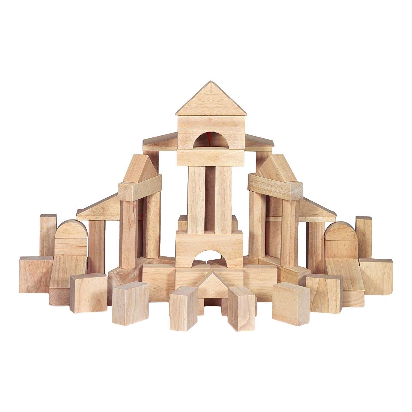 Wooden Blocks (60 Pack) - EconoCrafts