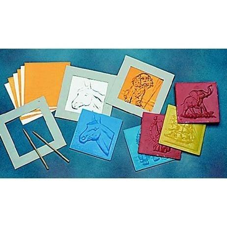 Cardboard Picture Frames - 5 1/2" x 5 1/2" (12 Pack) - EconoCrafts