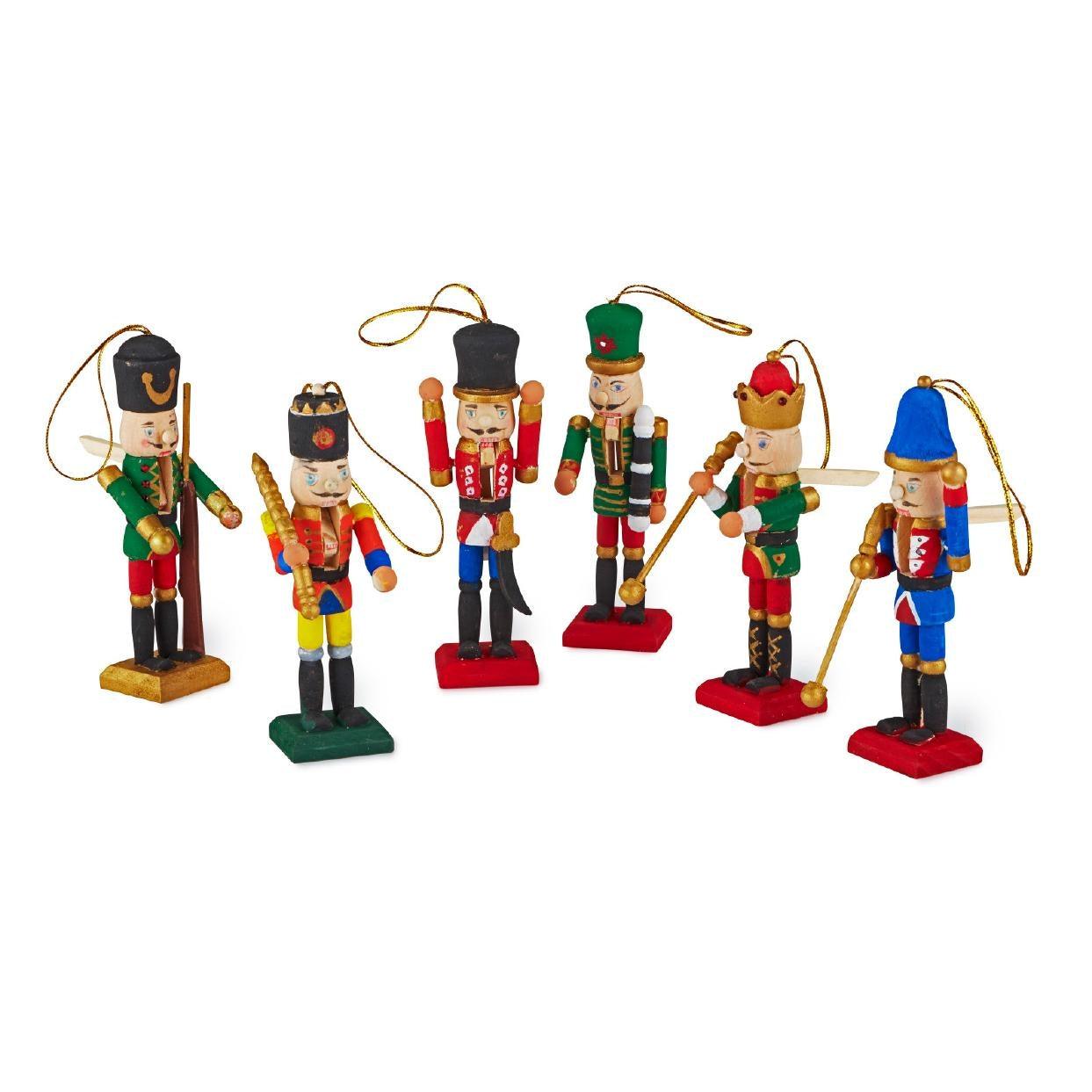 DIY Wooden Nutcracker Ornaments (Set of 6) - EconoCrafts