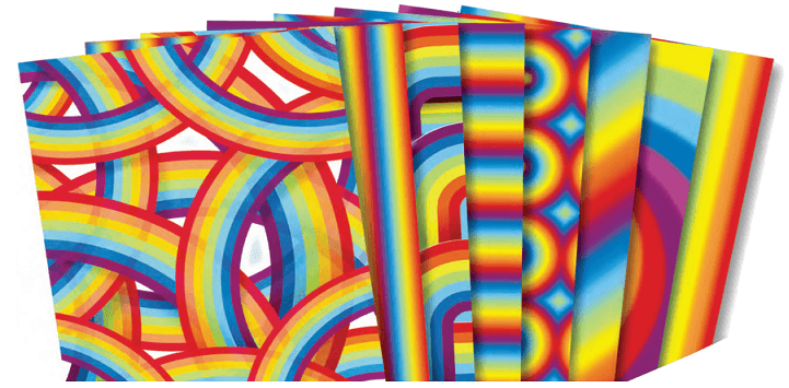 Rainbow Paper (32 Sheets) - EconoCrafts