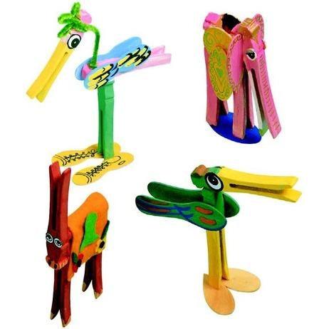 DIY Clothespin Cuties (50 Pack) - EconoCrafts