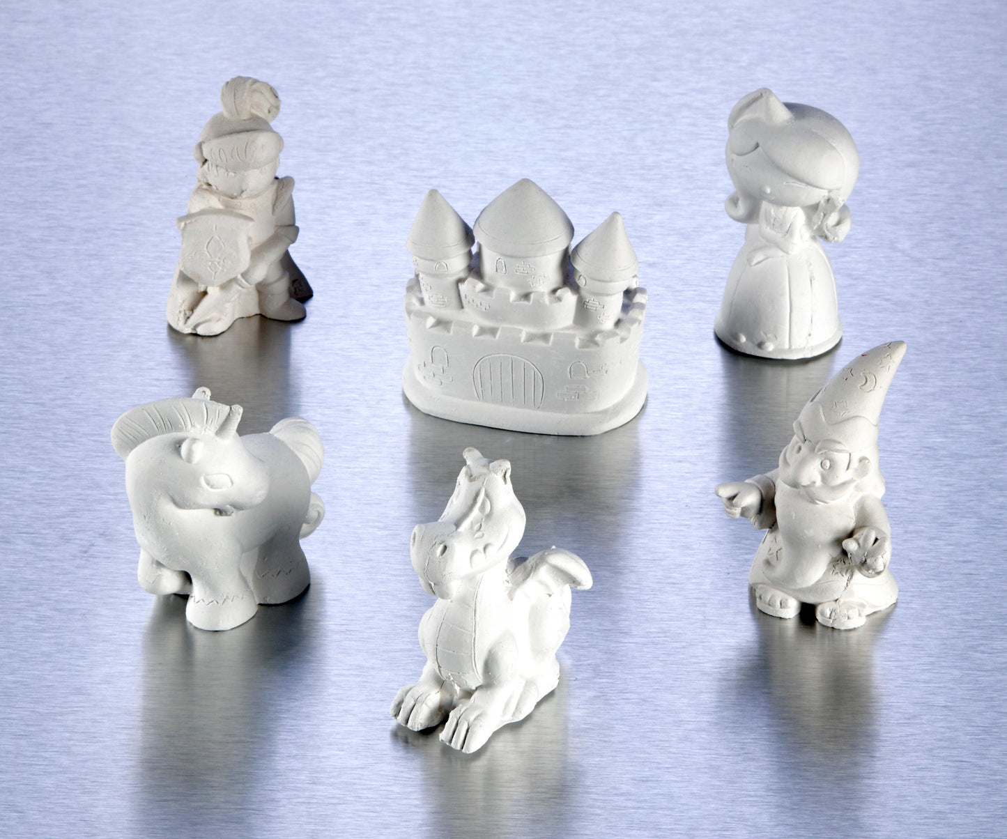 Plaster Figurines - Enchanted (12 Pack) - EconoCrafts