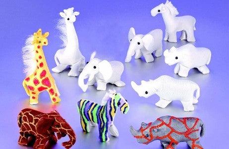 Sand Filled Safari Animals (12 Pack) - EconoCrafts