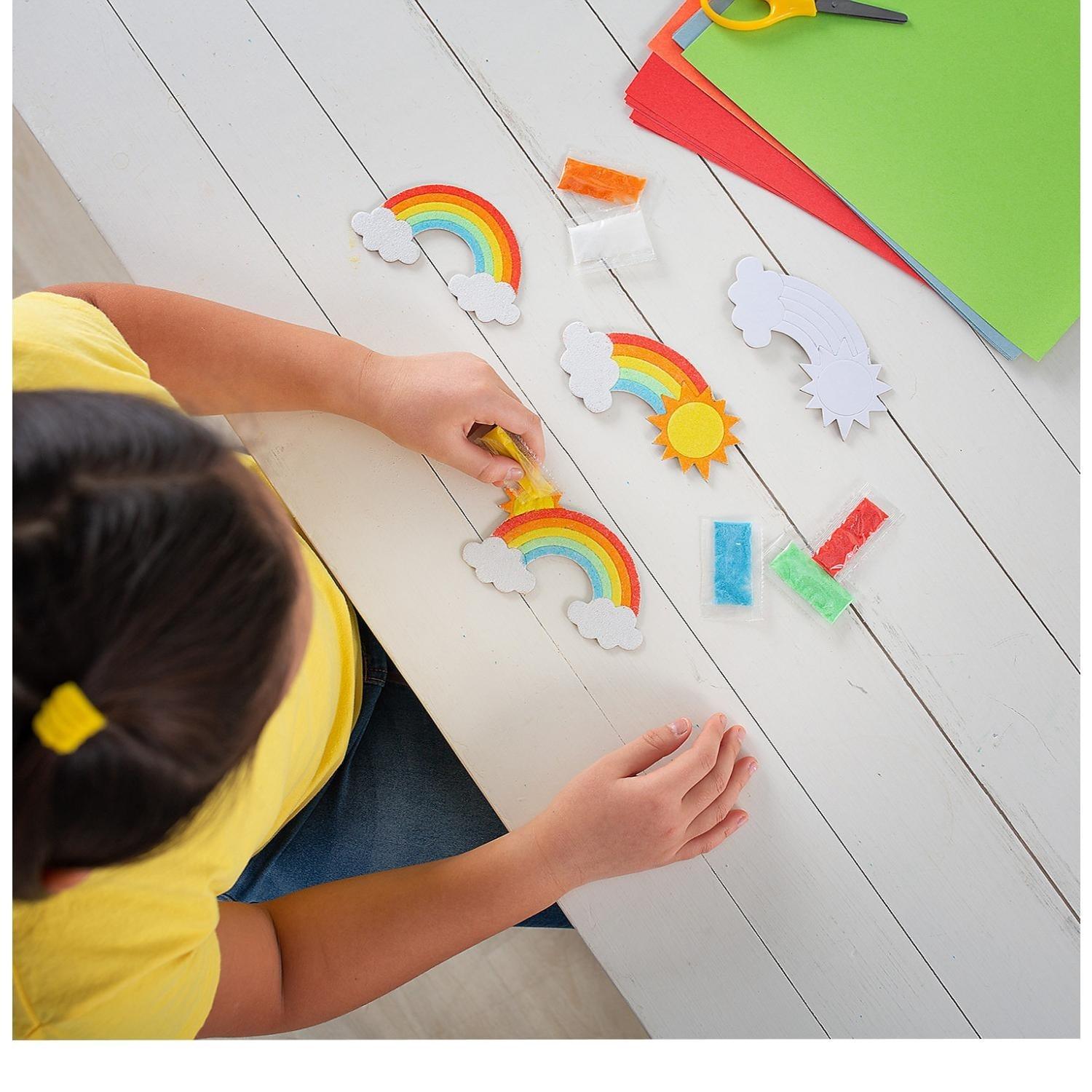 Rainbow Sand Art Pictures (24 Pack) - EconoCrafts
