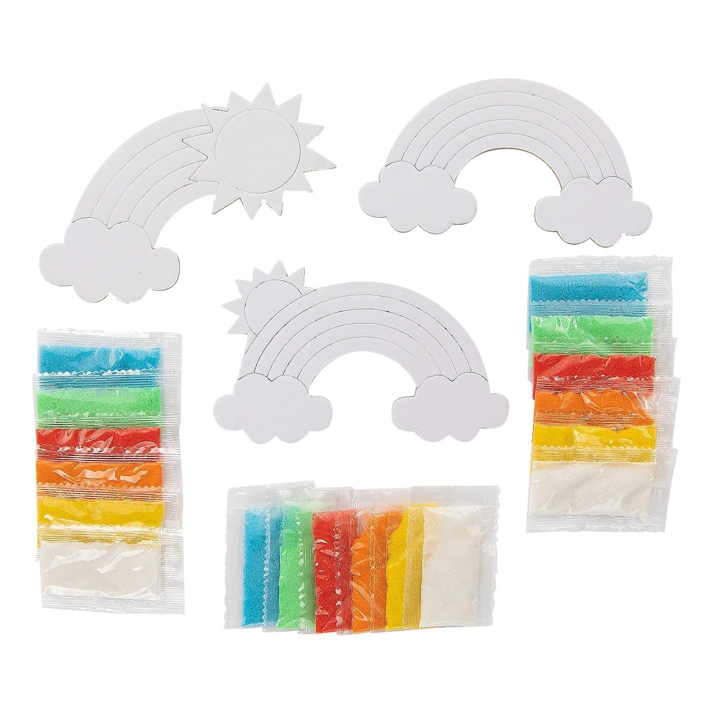 Rainbow Sand Art Pictures (24 Pack) - EconoCrafts