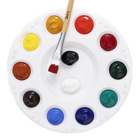 10 Well Paint Palette - EconoCrafts