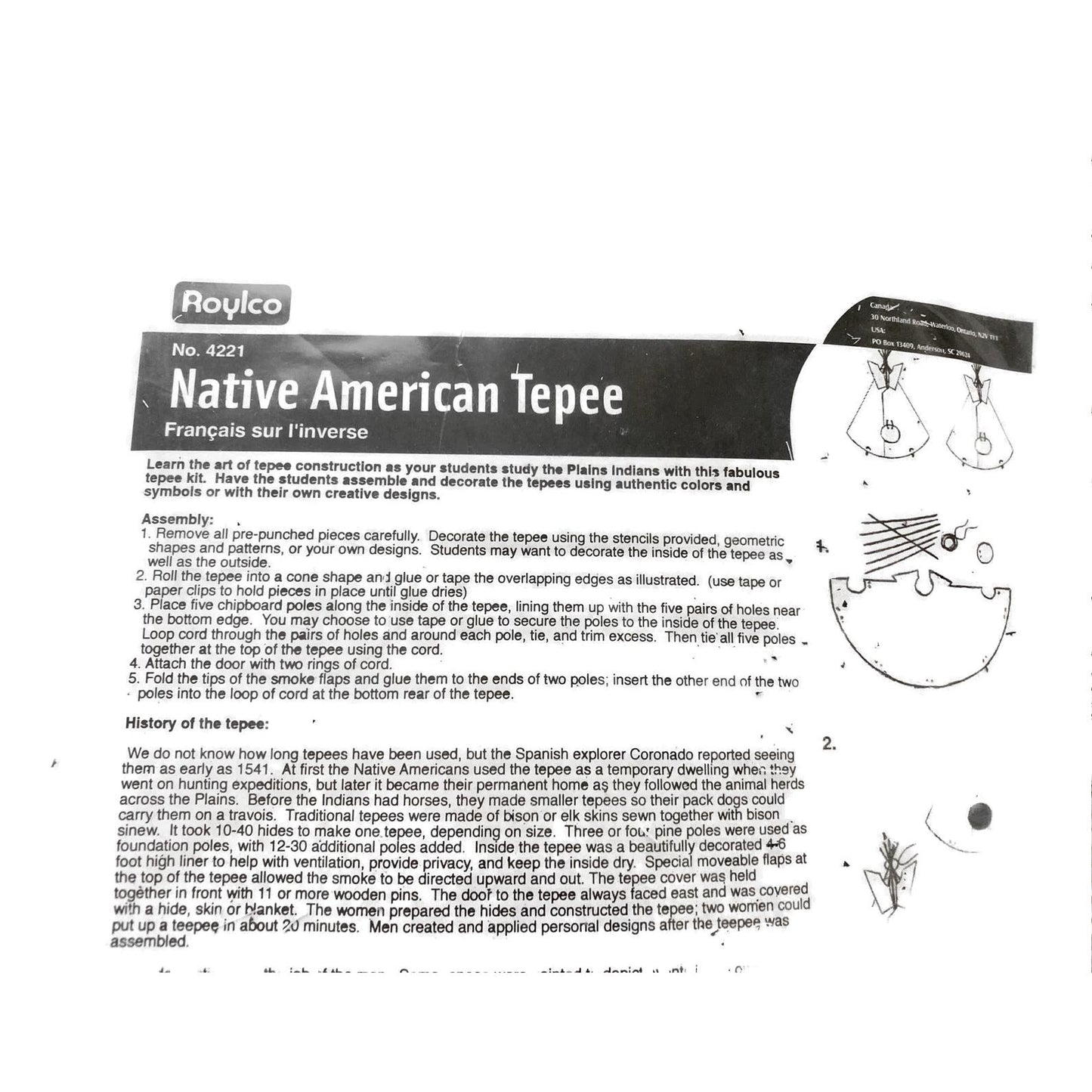 DIY Tepee Craft Kit (12 Pack)
