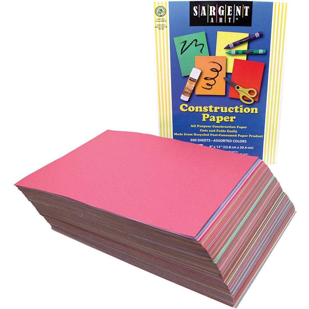 Lightweight Construction Paper (500 Pack) - EconoCrafts