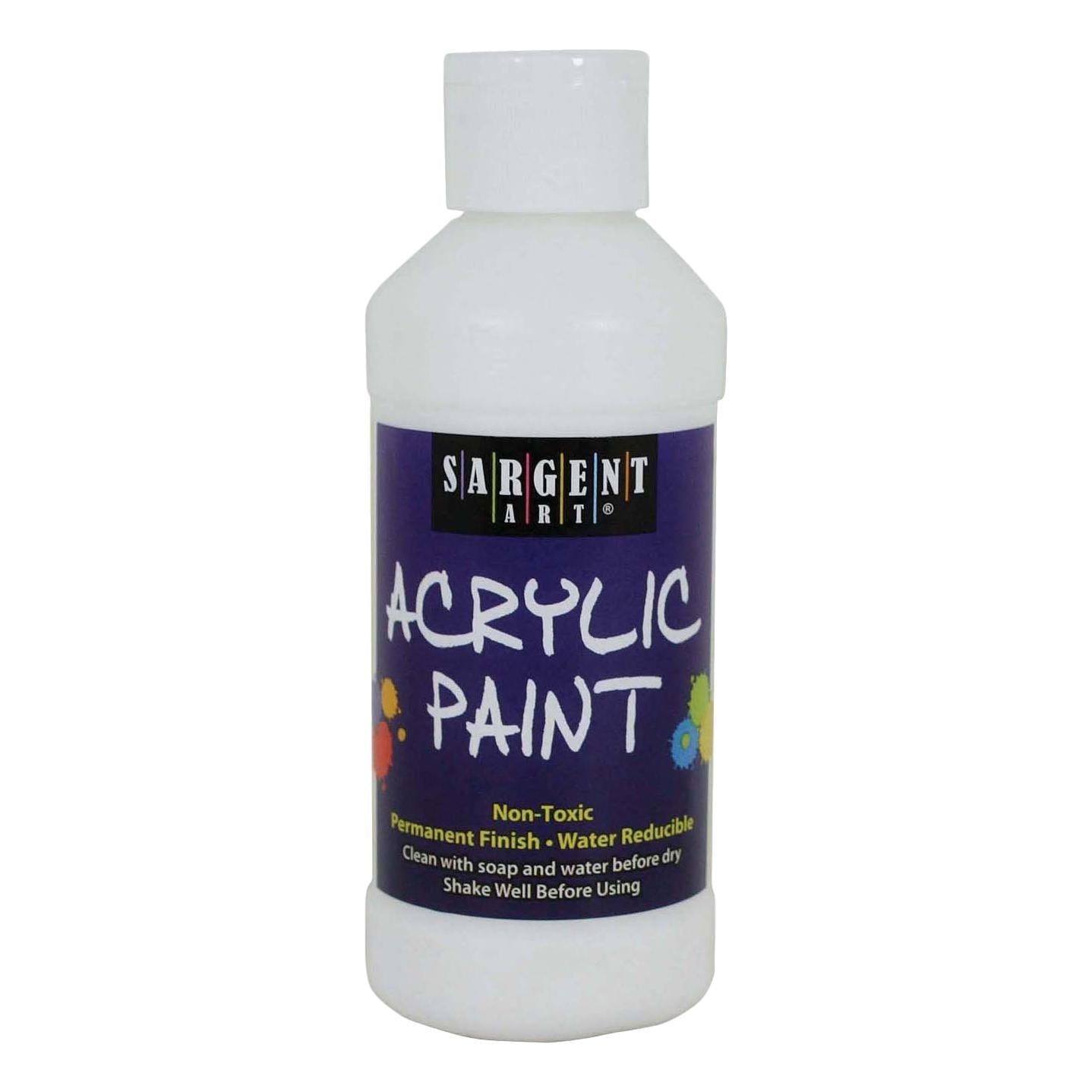 Acrylic Paint - 8 oz - White - EconoCrafts