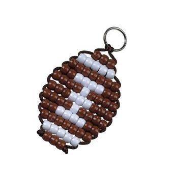 DIY Beaded Sports Ball Key-Chains (24 Pack) - EconoCrafts