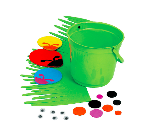 Spring Ladybug Bucket Craft Kit (12 Pack) - EconoCrafts