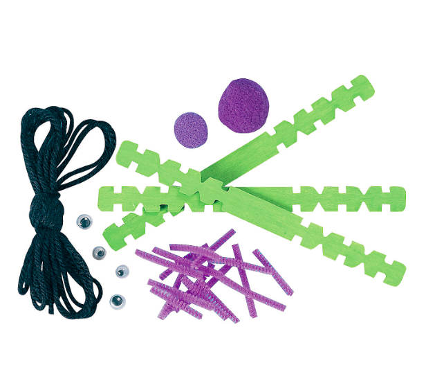 Spider Web With Spiders Craft Kit (12 Pack) - EconoCrafts