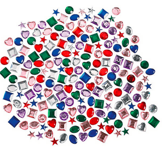 Self-Adhesive Jewels (500 Pack) - EconoCrafts