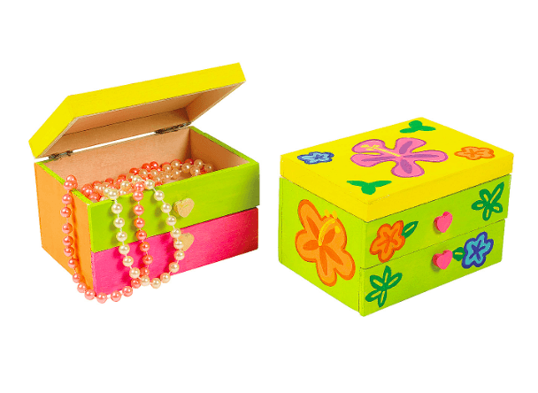 DIY Wooden Jewelry Boxes (12 Pack) - EconoCrafts