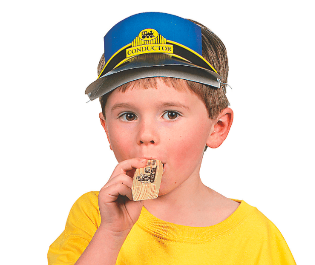 Wooden Train Whistles (12 Pack) - EconoCrafts