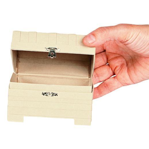 DIY Paper Mache Treasure Chests (12 Pack) - EconoCrafts