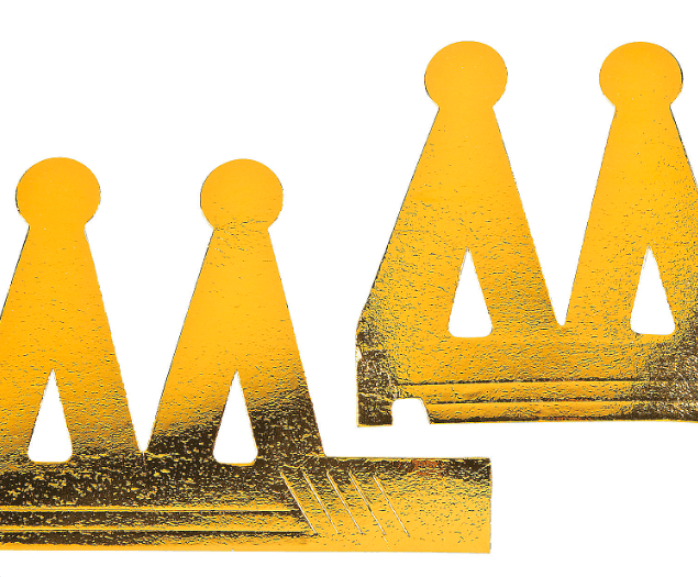 Gold Crowns (12 Pack) - EconoCrafts