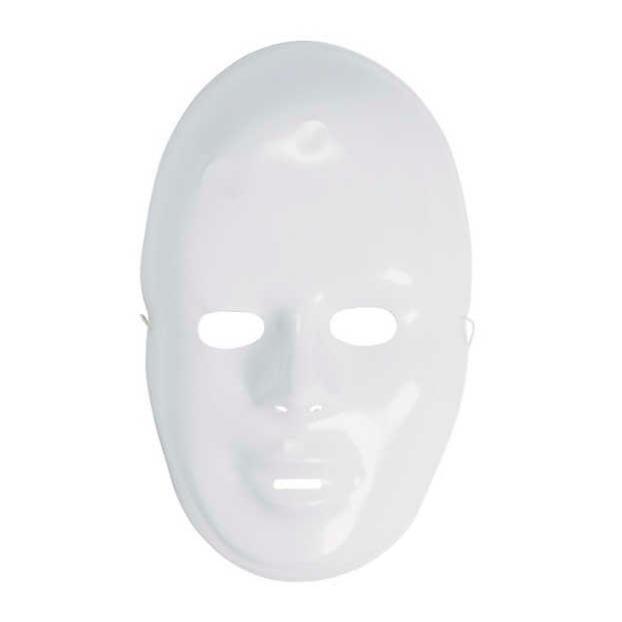 DIY White Face Masks (12 Pack) - EconoCrafts