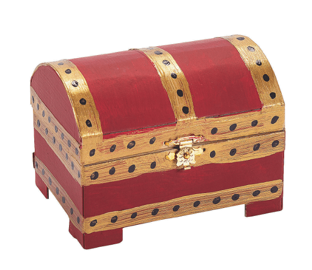 DIY Paper Mache Treasure Chests (12 Pack) - EconoCrafts