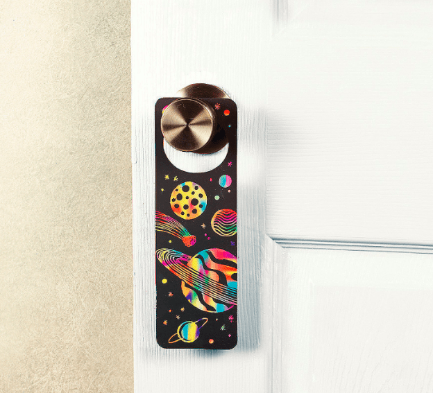 Scratch Art Doorknob Hangers (12 Pack) - EconoCrafts