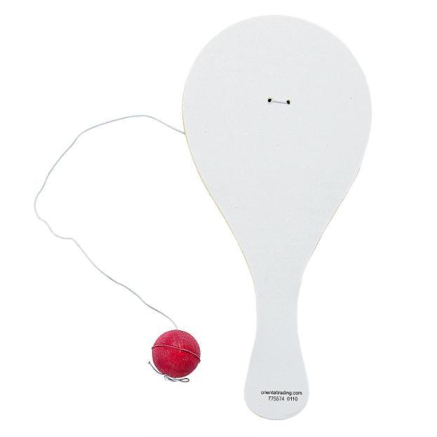 Color Your Own Paddle Balls (12 Pack) - EconoCrafts