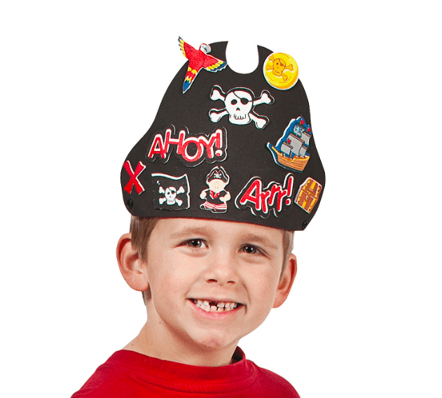 DIY Pirate Hats (12 Pack) - EconoCrafts